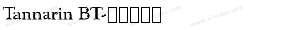 Tannarin BT字体转换